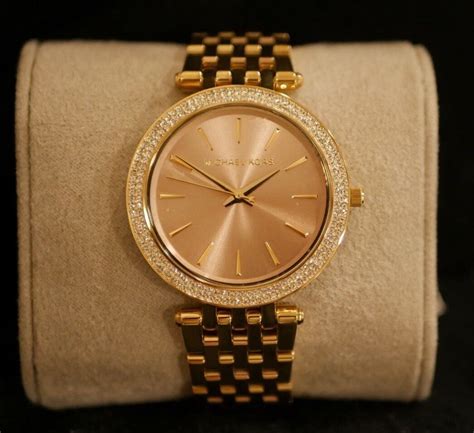 michael kors pink face watch ebay|rose gold tone watch.